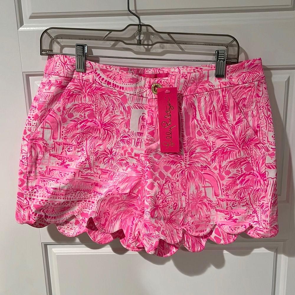 NWT Lilly Pulitzer Buttercup Stretch Short, Palm Beach Paradise